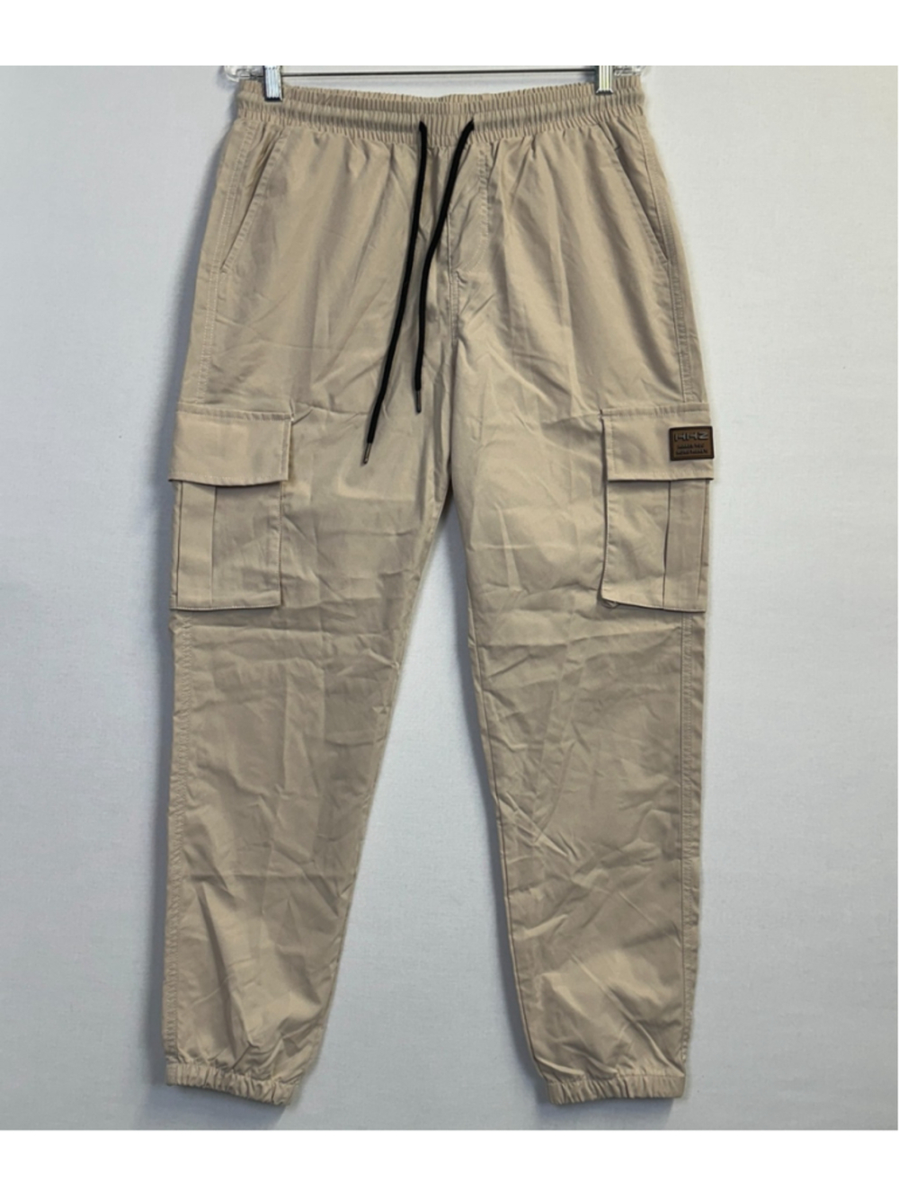 HHZ Cargo Jogger Pants Beige Khaki Men's Size 34